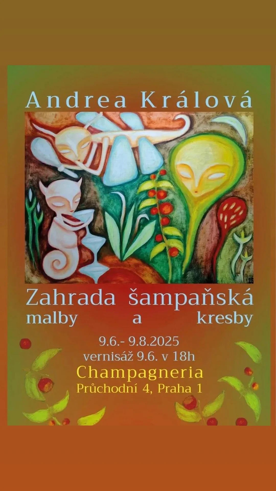 plakat champagne